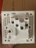 ABB开关插座面板 盈致系列白色 无边框 86型弱电插座 家用墙壁电源 二位六类电脑 晒单实拍图