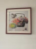 紫腾随轩新中式装饰画现代客厅背景墙壁画卧室墙画餐厅饭厅挂画水果图 图3 60*60cm红木色实木框 实拍图