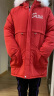 皮尔卡丹秋冬尚新 女童派克服棉衣2023新款韩版中大童冬季洋气外套女孩加 红色    170cm 晒单实拍图