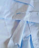 卡度顿衬衫男纯色商务休闲长袖衬衫男韩版修身职业工作服四季款白衬衣男 天蓝色 2XL 实拍图