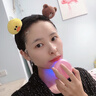 爱满分（Aimanfun） 导入导出美容仪超声波补水面膜仪男女通用红蓝彩光按摩仪清洁面部美容仪器【520送女友礼物】 蓝色 实拍图