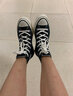 匡威（Converse）1970s复古男女帆布鞋运动休闲鞋All Star经典款高帮情侣鞋板鞋 经典常青款黑色 101010 44 实拍图