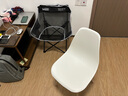 昕福 伊姆斯椅子家用靠背餐椅塑料椅子北欧创意凳子现代简约办公椅 白色 实拍图
