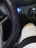 汽车真皮方向盘套 四季通用真皮把套牛皮 套子 现代全新途胜名图索纳塔八/九ix35朗动ix25瑞 米色 实拍图