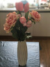 爱已装糖仿真花粉色玫瑰假花花束花瓶插花客厅摆件餐桌花摆花仿真植物5支 实拍图