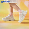 FILA FUSION斐乐女鞋BIANCO老爹鞋季新款硬糖鞋休闲鞋厚底运动鞋女 夏威夷果黄-MS 39 实拍图