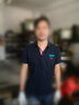 印玛尼 工作服定制印字印logo polo定制翻领短袖工衣文化衫广告衫定做 【A款间色领】白色 XL 实拍图