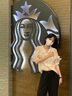 欧贝汐雪纺上衣女2025夏季新款韩版百搭荷叶边圆点短袖衬衫女装雪纺衫 杏色 M 实拍图