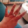凡爱六爪莫桑钻1二3克拉仿钻星光皇后培育钻鸽子蛋订婚结婚戒女925银 D色莫桑石 2克拉 实拍图