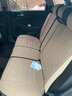 翰静 半包布汽车坐垫四季通用汽车座套小车座椅套适用于 卡其色 现代ix35伊兰特 途胜 悦动 实拍图