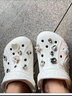 卡骆驰（CROCS）洞洞鞋贝雅女鞋夏季新款凉鞋拖鞋情侣凉拖鞋沙滩鞋男士 10126-100/白色（建议拍小一码） 39-40 (250mm) M7W9 实拍图