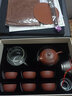 古悦堂 宜兴名家纯全手工紫砂壶 茶壶茶具刻绘底槽清西施壶 套装刻绘款 200ml 实拍图