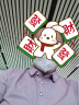 罗蒙（ROMON）短袖t恤男商务休闲弹力透气POLO领打底衫上衣服男装LM13耦荷L 实拍图
