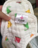 洁丽雅（Grace）A类纯棉6层纱布口水巾婴儿小毛巾方巾宝宝精梳棉手绢新生儿童手帕 实拍图