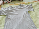 顶瓜瓜睡裙女纯棉春夏舒适短袖可外穿睡衣家居服女23337 卷舒蓝 160  实拍图