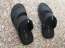 骆驼动感（camel active）凉鞋男真皮夏季防水防滑外穿两穿凉拖头层牛皮透气软底男士沙滩鞋 19288黑色 39 （按平常运动鞋码拍） 实拍图