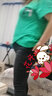 美莎尼纯棉短袖t恤女夏2023新款韩版显瘦百搭圆领不规则上衣体恤衫 绿色【M款】 XL 建议110-125斤 实拍图