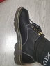 回力男鞋皮鞋大头鞋男韩版英伦男士马丁鞋休闲工装百搭潮流鞋子 黑色 41 实拍图