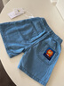 齐齐熊（ciciibear）男童短裤夏季薄款儿童天丝牛仔裤女童裤子夏装宝宝五分裤潮 牛仔蓝 80 实拍图