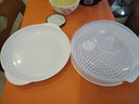 适配美的格兰仕食品级微波炉专用蒸盒多层蒸笼容器 (5%的人群选择)单层【加厚升级-不变形】 实拍图