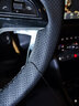 奥迈尔 斯柯达明锐真皮手缝方向盘套速派 科迪亚克柯珞克野帝yeti昕锐昕动汽车改装把套冬四季改装把套 碳纤维+黑皮款 实拍图