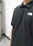 北面（The North Face）POLO衫男款短袖速干t恤简约休闲商务半袖透气春夏上新 黑色 XL /180 实拍图