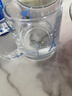 乐美雅家用泡茶玻璃杯透明观山带把茶杯耐热水杯果汁杯扎啤杯 能量450ml【杯+盖】 实拍图