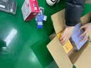 得力彩色圆珠笔按压式蓝色红色油笔老式办公原子笔油笔中油笔按动油性黑色笔芯中性笔批发0.7mm子弹头 红色36支/盒-子弹头 6546 实拍图