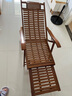 致绪躺椅折叠老人竹躺椅睡椅藤椅摇摇椅凉椅午休椅阳台成人竹子椅子 茶色中片(加长)+薄垫+按摩捶 实拍图