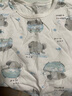 aqpa【135g新疆棉】婴儿内衣套装夏季纯棉男女宝宝衣服薄款分体短袖 泡泡小象 100 实拍图