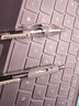 晨光（M&G） 按动中性笔0.38mm小清新学生用考试水笔芯蓝色碳素黑笔按压签字笔红笔教师用会议笔办公 4支黑笔+20支黑芯（0.38MM子弹头） 0.38mm 实拍图
