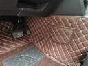 指南针适用大众迈腾脚垫13-23款全包围专用新迈腾330丝圈19汽车装饰全包 双层咖色+咖色丝圈 实拍图
