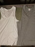浪莎男士背心男纯棉夏季薄款无袖打底t恤运动打底宽松潮流跨栏背心 【休闲舒适】白3 XL【建议170-175】 实拍图