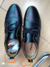 波图蕾斯皮鞋男士时尚舒适系带正装商务休闲鞋英伦风板鞋男 1181 黑色 44 实拍图