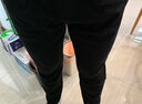 恒源祥纯棉睡裤男士薄款全棉休闲长裤运动宽松大码家居裤春秋季 藏青色 4XL 190 实拍图