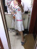 拓涩（TUOSE）韩版夏季新款连衣裙白色宽松沙滩裙中长款显瘦甜美刺绣海边度假裙 白色 L 晒单实拍图