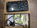 新爵 苹果x手机壳贝壳iphone8plus 6splus 7plus se2玻璃超薄全包潮牌女款 苹果7plus/8plus5.5 幻夜黑 实拍图