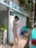 【头层牛皮】红蜻蜓凉鞋女夏季新款女鞋中年软底舒适坡跟防滑平底凉鞋女 WTK22097    米色 40 实拍图