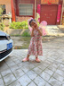 ASK JUNIOR女童连衣裙夏季中大童田园风碎花满印吊带裙小清新儿童公主裙 实拍图