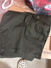邦帅迈夏季五分裤男短裤宽松多口袋工装裤直筒沙滩裤马裤5分裤工装短裤 军绿色001 36（2尺8） 实拍图