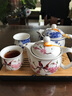 杰艺陶瓷茶壶大号单壶功夫茶具青花瓷品茗杯山水青花泡茶壶大容量茶壶 双层茶壶-(国色天香) 实拍图