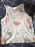 小素材儿童背心宝宝马甲夏季竹纤维新生儿婴儿无袖小吊带男童女春秋薄款 夏日水果背心粉 90码（1岁半-3岁） 实拍图