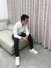 画子木【两件装】白衬衫男春秋季长袖衬衫男修身衬衣免烫衬衫 白色+黑色【长款】 XL 实拍图