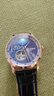 宾爵星际地球蓝宝石镂空腕表男士休闲百搭手表进口机械机芯防水牛皮带 星际穿越-镶钻男士商务腕表-皮带 实拍图