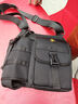 宾潮中老年户外休闲单肩包男士斜挎包休闲旅游水壶包男女通用背包牛津 大号黑色 实拍图