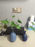 万仟堂（Edenus） 粗陶花瓶 复古工艺品摆件手工花器花插 茶具配件 宋韵影相p 宋韵影相（小）花插 实拍图