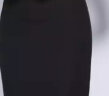 瑧鸟夏款职业裙子包臀正装一步半身裙销售面试工作修身黑色西裙女002 黑色短裙-薄款 4XL 实拍图
