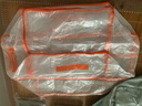 友纳被子收纳袋压缩袋羽绒被蚕丝被专用整理袋羽绒服被褥PVC收纳袋子 升级PVC夹网【巨大-52*42*30cm】 3个装 实拍图