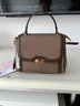viney牛皮手提斜挎包包女包轻奢高级感单肩生日礼物送女友老婆 【灰色】实用高端品牌百搭小方包 实拍图