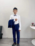 罗蒙儿童西装套装帅气男童花童主持人礼服男孩钢琴演出服 藏青色 110 实拍图
